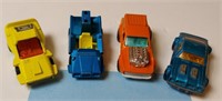 4 Vintage Hot-wheels Cars, 3 In Vg Condition