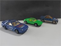 3 '80s Toyota Mr-2 Cars Matchbox, Hot-wheels, &