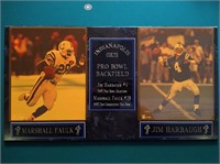 Marshall Faulk - Jim Harbaugh Pro Bowl Plaque