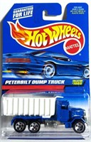 Peterbilt Dump Truck Hot-wheels '98 Blue & White