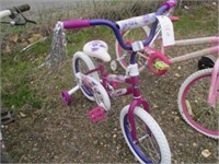 6) New 16" girls bicycle