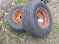 31) Two 11x15 implement tires