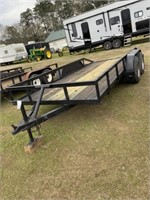 797) 16' trailer - all lights work - BS ONLY