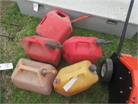 265) 5,  5-gal gas cans