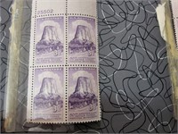 4 50th anniversary Devils Tower Monument stamps