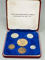 Sierra Leone 1961 first coin set