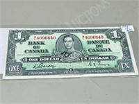Canada- 1937 dollar bank note