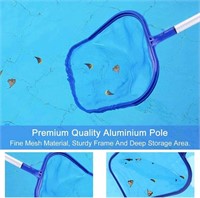 Pool Net with Pole- 50" Pool Skimmer Net
