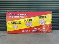 Original Shell Single Double Triple Enamel 6 x 3