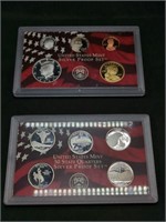 Full 2007 Silver US Mint Proof set coins. Quarter