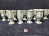1980's pewter mugs Roadster Round Up Cruise of