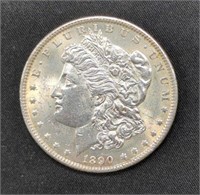 Brilliant Uncirculated 1890 Morgan Silver Dollar