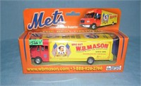 NY Mets W.B. Mason advertising delivery truck with
