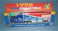 NY Giants advertising truck with original box