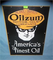 Oilzum America's Finest oil retro style sign