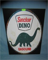 Sinclair Dino Gasoline retro style advertising sig