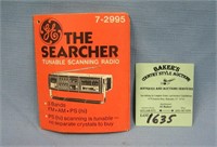 The Searcher tunable scanning radio booklet