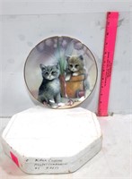 Ruane Manning Collector Plate Kitten Cousins "Payf