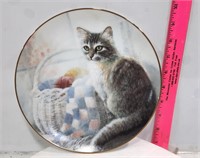 Ruane Manning Collector Plate Kitten Cousins "Quie