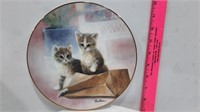 Ruane Manning Collector Plate Kitten Cousins "Bay
