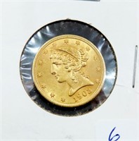 1903 LIBERTY $5 GOLD PIECE