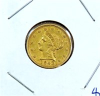 1843 $2 1/2 DOLLAR GOLD PIECE