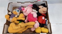 Mickey Mouse, Pluto, Piglet, Duck from a Xmas Caro