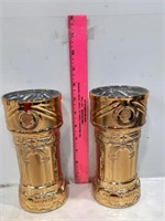 Set of 2 Ceasers Palace Gold Plated Glasses