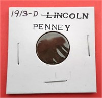 1913-D Wheat Penny