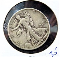 1934 WALKING LIBERTY SILVER HALF DOLLAR