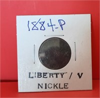 1884 Liberty "V" Nickel