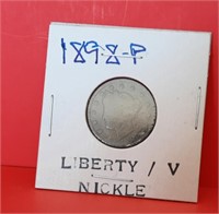 1898 Liberty "V" Nickel