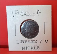 1900 Liberty "V" Nickel