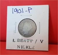 1901 Liberty "V" Nickel