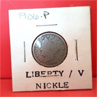 1906 Liberty "V" Nickel