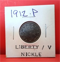 1912 Liberty "V" Nickel