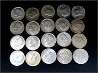 (20) 40% KENNEDY HALF DOLLARS