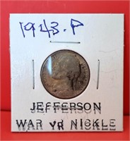 1943-P Jefferson War Year Nickel