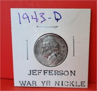 1943-D Jefferson War Year Nickel