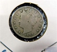 1908 LIBERTY "V" NICKEL