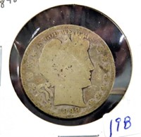 1898 BARBER HALF DOLLAR