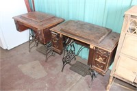 (2) Treadle Sewing Machines