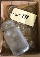 Vintage Glass Canning Jar Lids