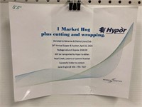 Hypor Market Hog+Cutting Wrapping Gift Certificate