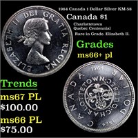 1964 Canada 1 Dollar Silver Canada Dollar KM-58 $1