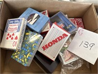 VINTAGE AND NEW PLAYING CARD LOT