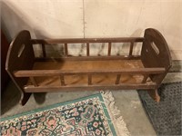 Antique baby cradle