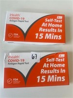 . AT HOME SELF COVID TESTS
