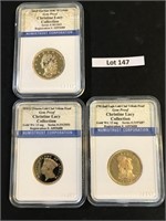 (3) Tribute Coins