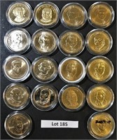 (17 Coins) : 2-Adams, 3-Jefferson, 5-Monroe